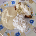 El cooksnap de Carolina cuando hizo Pechuga gratinada.