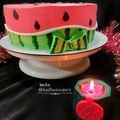 کوک اسنپ kadbanoogary 🇮🇷 بعد از امتحان کردن کیک یخچالی هندوانه (شب یلدا)🍉.