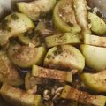 Cooksnap của Thùy Như khi họ làm theo món Bầu rim ngũ vị