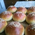 Terék Károlyné Cooksnap-ja, amikor elkészítette a(z) Az igazi hamburger buci házilag receptet.