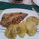 El cooksnap de paul reyes bustos cuando hizo Merluza al horno con papas.