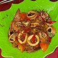 Cooksnap dari Rany Meiyushaca untuk resep Cumi Tahu Saori Lada Hitam