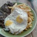 El cooksnap de Teresita Feliz cuando hizo Bistec a lo pobre.