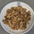 El cooksnap de Esmeralda Carabana cuando hizo Champiñones laminados (Thermomix).