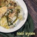 Cooksnap Salina Jalaludin semasa beliau membuat Nasi Ayam Hainan.