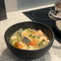 rika's cooksnap of when they made Salmon Soup with Fresh Vegetables 🐟 🌱.