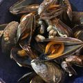El cooksnap de Irene-Guirao cuando hizo Mejillones al vapor.