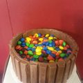 altovise.allen's cooksnap of when they made AMIEs M&M CHOCOLATE cake.