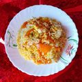 SHYAMALI MUKHERJEE's cooksnap of when they made তাওয়া পোলাও (Tawa Pulao recipe in Bengali).