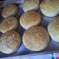 El cooksnap de barbaragluj cuando hizo PAN de HAMBURGUESA casero !.