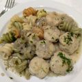 El cooksnap de legnita cuando hizo Albóndigas de merluza en salsa verde.