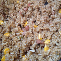 El cooksnap de Roxana Carol cuando hizo Arroz frito al estilo La buena Cubana acompañado con ensalada de pepino fresco.