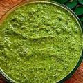 Sneha Patel's cooksnap of when they made લીલા ધાણા લસણ ની ચટણી (Lila Dhana Lasan Chutney Recipe In Gujarati).