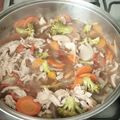 El cooksnap de Julieta Muñoz cuando hizo Pechugas de pollo con vegetales.