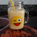 El cooksnap de salud machi cuando hizo Batido de piña, plátano, leche de almendras y semillas de chia.