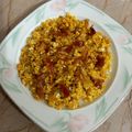 Kulsoom Bukhari's cooksnap of when they made Bread halwa.