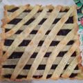 El cooksnap de Andre Ortega cuando hizo Pastafrola apta para celiacos rellena con dulce de remolacha.