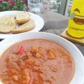 El cooksnap de Carolina Bocaranda cuando hizo Sopa Fosforera.