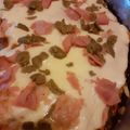 El cooksnap de Magela Lenovo cuando hizo Pizza piedra con muzzarella, panceta y aceitunas 🍕.