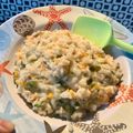 Cooksnap dari ayurivaldi untuk resep Mpasi 8 bulan (bubur uduk tumis salmon)