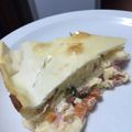 El cooksnap de Sebastian Pardo cuando hizo Tarta caprese con jamón.