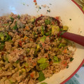 El cooksnap de Arelhiz Mora cuando hizo Ceviche de soya y atún.