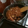 El cooksnap de Cristobal Rodrigo cuando hizo Tacos de carne molida.
