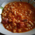 El cooksnap de Encarni Gonzalez cuando hizo Judías blancas con chorizo con thermomix.