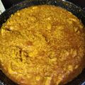 El cooksnap de Pilar Muñoz Picazo cuando hizo Paella pollo y gambas.