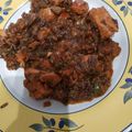 El cooksnap de Marisa Martinez Calero cuando hizo Arroz con pollo al curry.