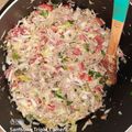 El cooksnap de Gabriela Valencia cuando hizo Salpicón de res.