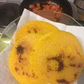 El cooksnap de Daniella Colmenares cuando hizo Arepas Venezolanas con harina de Polenta.
