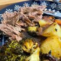 Liam's cooksnap of when they made Slow roasted lamb shoulder.