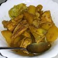 journeymancooking's cooksnap of when they made Chicken & Cabbage in Tomato Curry Broth - Quick cooking.