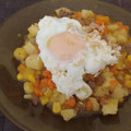 El cooksnap de Cefy cuando hizo Charquicán con huevo frito.