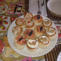 El cooksnap de SuperDesyLaChef cuando hizo Volovanes de mermelada de pimiento, queso de cabra y nuez.