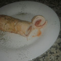 El cooksnap de Félix cuando hizo Enrollado de pollo en microondas.