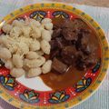 El cooksnap de brother307 cuando hizo Goulash con Spaetzels.