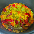 El cooksnap de Dos Rombos en la Cocina cuando hizo Arroz con verduras.