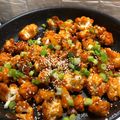 Danny Dawson's cooksnap of when they made Sticky glaze cauliflower with guchujang spicy sauce 🌶.