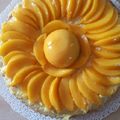 El cooksnap de Kary Bazan cuando hizo Tarta de crema pastelera con duraznos.