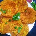 Sudha Agrawal का कुकस्नैप जब उन्होंने मक्की और बाजरे का चीला (makki aur bajre ka cheela recipe in Hindi) बनाया था।