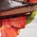 El cooksnap de David Márquez cuando hizo Tarta de crema de cacahuete con brownie de chocolate.