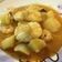 El cooksnap de Sergi 221 cuando hizo Romesco de rape, gambas 🍤 y patatas 🥔.
