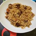 Monica waweru's cooksnap of when they made Pilau.