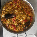 El cooksnap de Miguel Granda cuando hizo Paella de Marisco.