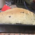El cooksnap de Cristina cuando hizo Pan casero orégano /aceituna.