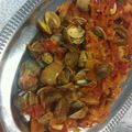 El cooksnap de MariaAurora cuando hizo Almejas con cebolla, tomate y laurel.