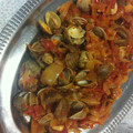 El cooksnap de MariaAurora cuando hizo Almejas con cebolla, tomate y laurel.