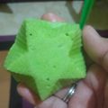 Cooksnap dari Sanyoo untuk resep Bolu Kukus Pandan Lembut Cuma Pakai 2 Telur Takaran Sendok